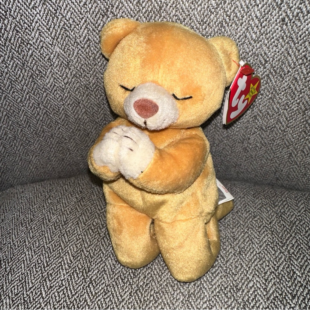 TY Beanie Baby “HOPE the Praying Bear” Original 1998 Plush w/Tag